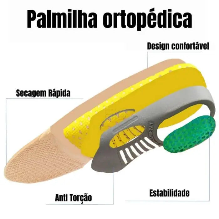 Palmilha Ortopédica Ortofeet